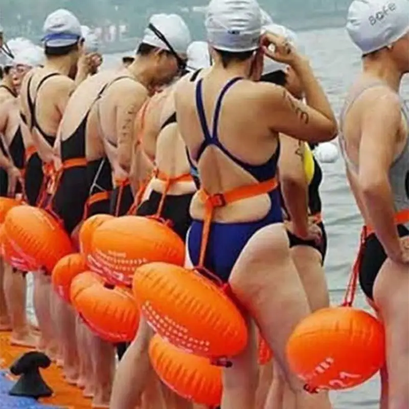 

Sports Safety Swim Upset Inflated Buoy Flotation For Pool Open Water Sea