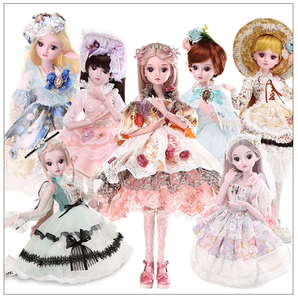1/3 BJD кукла 60 см/23 6 дюйма Высота 19 шариковых шарнирных кукол (парик + обувь одежда