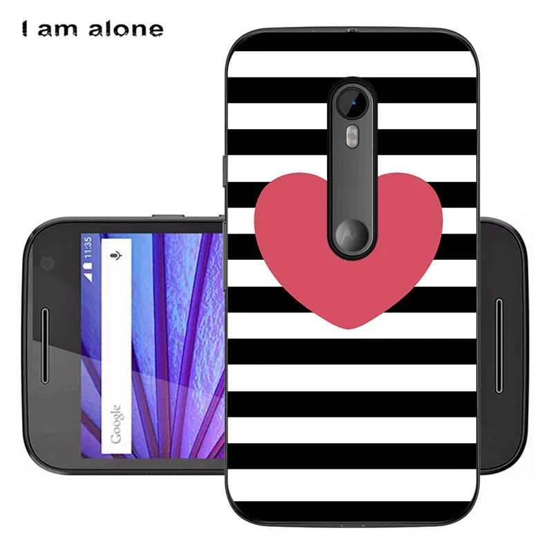 Soft TPU HH64 Чехлы для телефонов I am alone, для Motorola Moto G3, 5,0 дюймов, мягкий ТПУ чехол для мобильного телефона, милая сумка для Motorola Moto G3 - Цвет: Soft TPU HH64