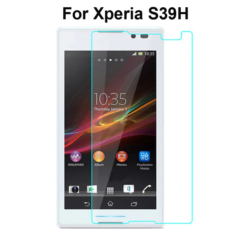 Закаленное стекло для Sony Xperia C S39H 2305 Защитная пленка экрана жесткая стеклянная