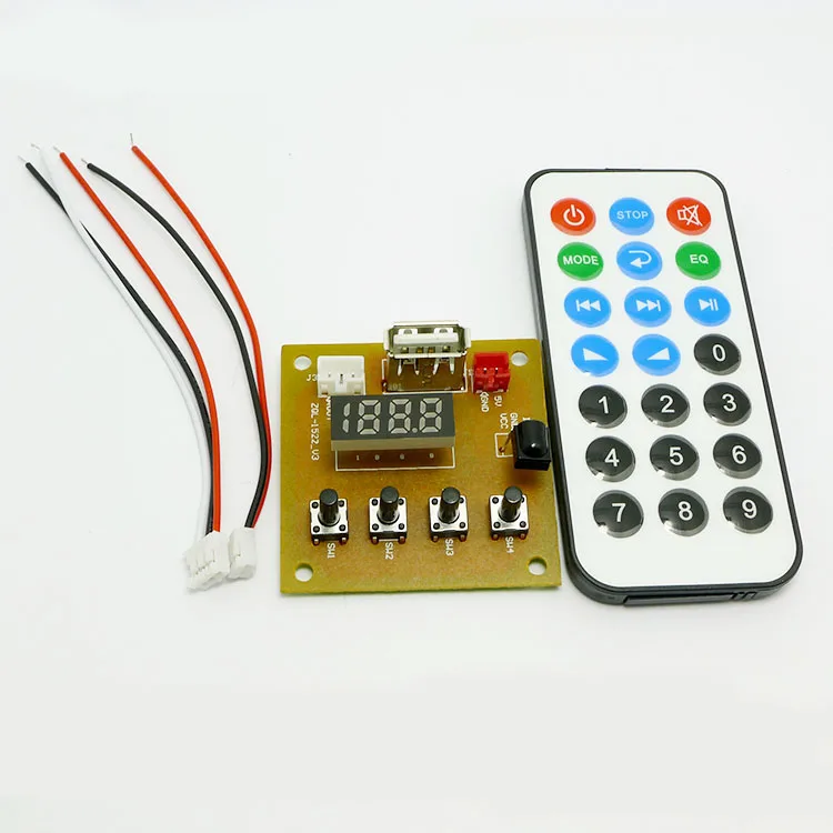 MP3 декодирующая плата модуль беспроводной аудио WAV USB W. Цифровой трубчатый