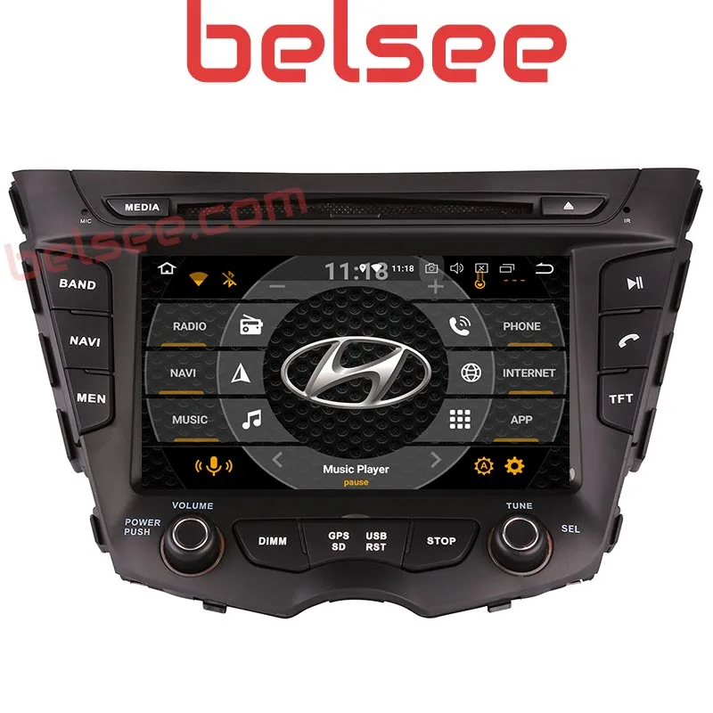 Belsee автомобильный Радио Мультимедиа GPS Android 8 0 навигация dvd плеер Восьмиядерный Ram