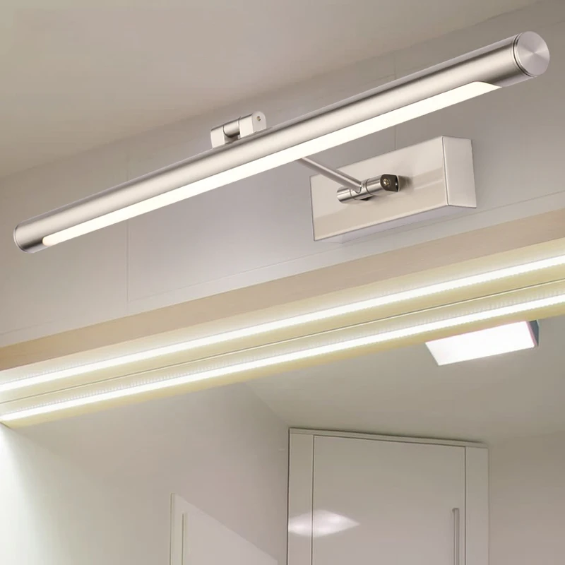 Светодиодные простые современные зеркальные фары с длинными полосами