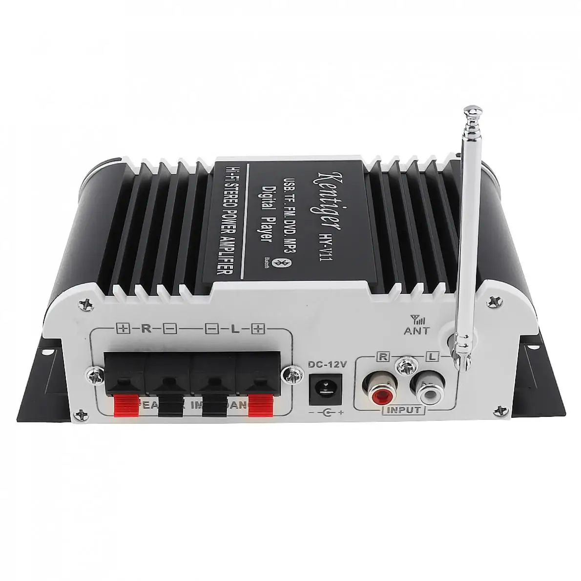 V11 2CH Bluetooth автомобильный аудио усилитель мощности DC12V авто FM радио плеер Поддержка SD/USB/DVD/MP3 вход для автомобиля мотоцикла дома