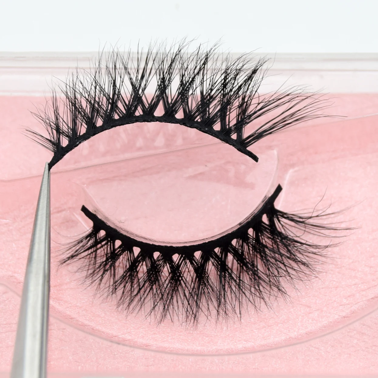 

Visofree Eyelashes Makeup Mink eyelashes Handmade Full Strip Lashes Natural Long 3D Mink Lashes Cruelty-free False Eyelashes M09