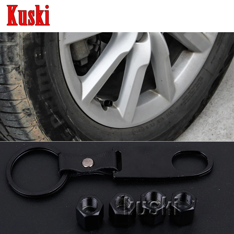 4 шт. логотип для автомобильного стайлинга колесо воздушный клапан кепки Кожаные