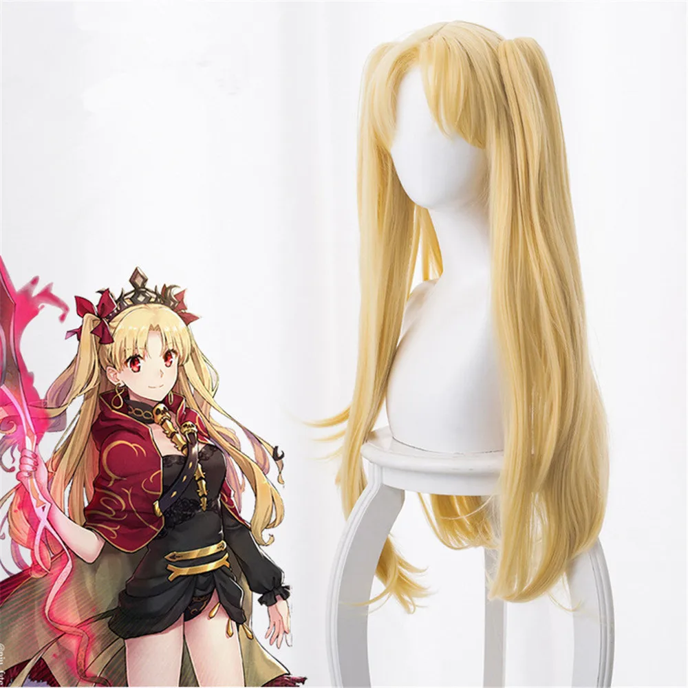 Парик Ereshkigal Fate/Grand Order 80 см длинный волнистый термостойкий синтетический