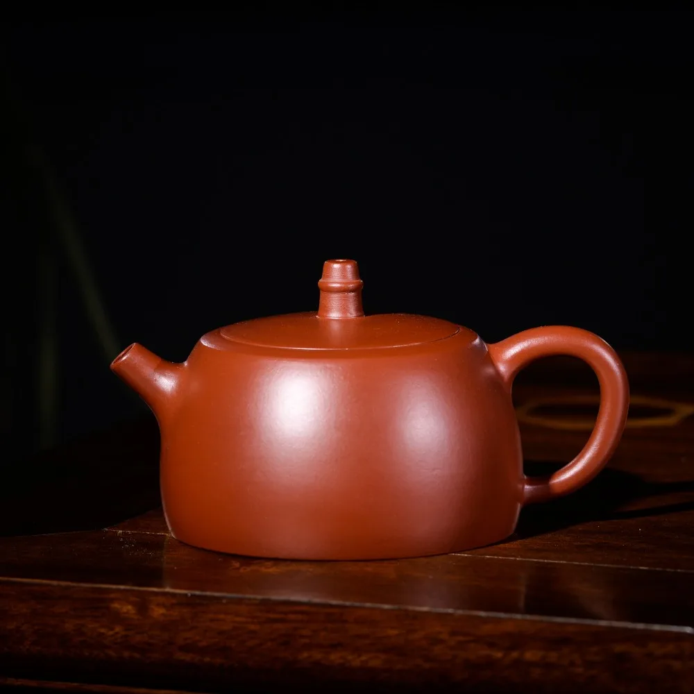 

210ml Authentic Yixing purple clay pot famous handmade Zhu mud Xi shi tea pot Kung Fu tea kettle tea gift set Custom Teapot