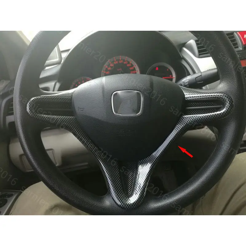 Чехол на руль BBQ @ FUKA из углеродного волокна цвет подходит для Honda Civic 09 2011 с