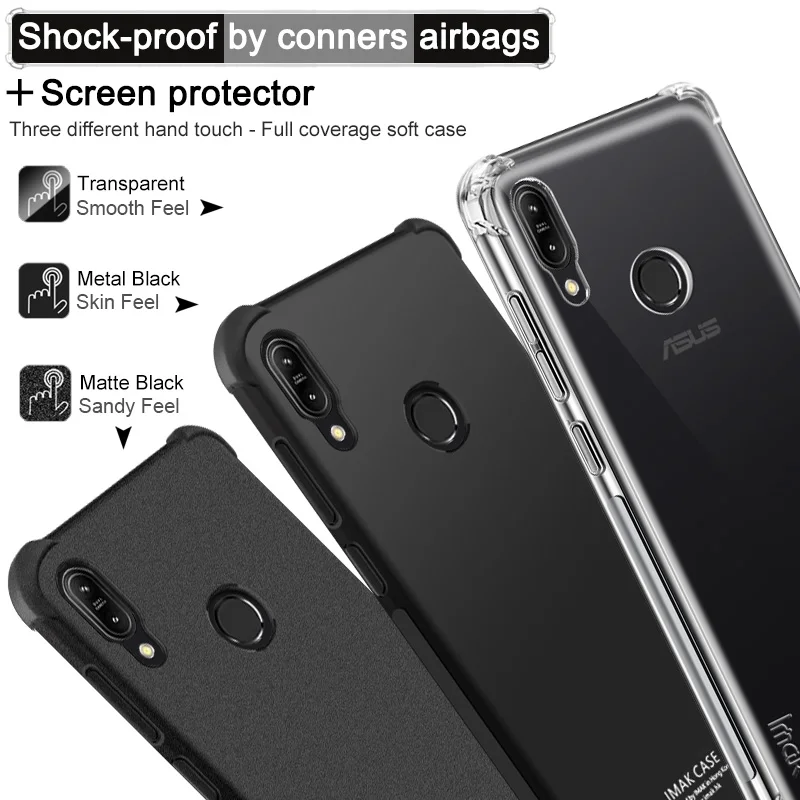 Для Asus Zenfone Max M2 ZB633KL чехол бренд iMAK Airbag супертонкие мягкие чехлы для телефонов ZB663KL