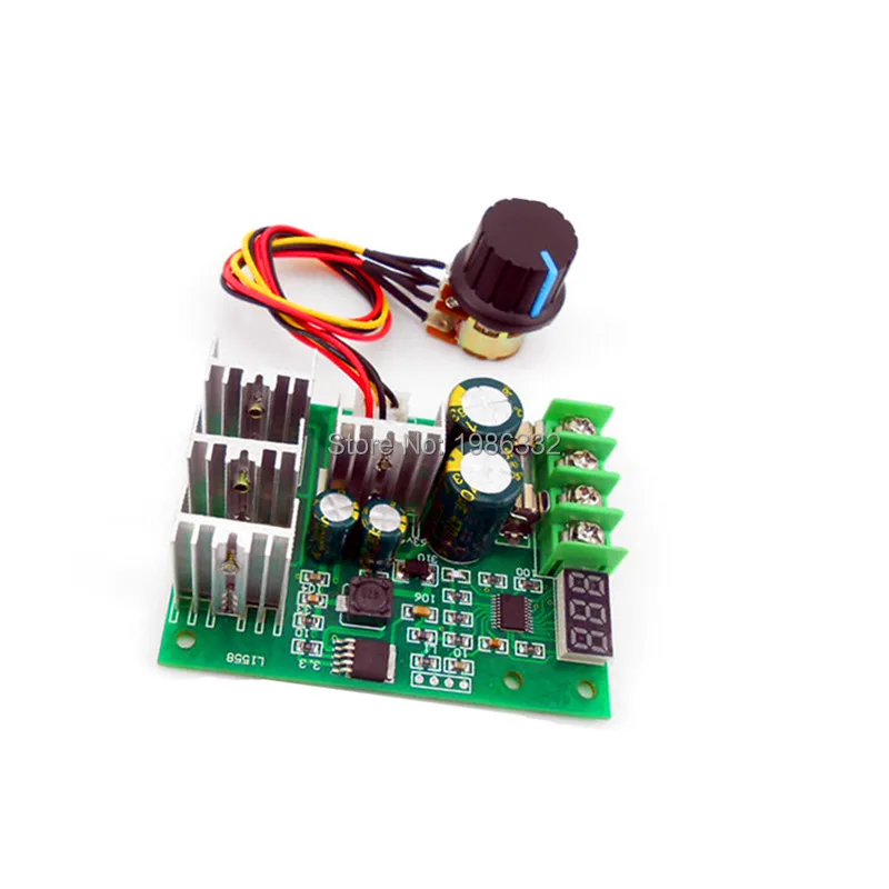 WS16 DC 6 60V 30A ШИМ регулятор скорости двигателя Регулятор привода + цифровой дисплей