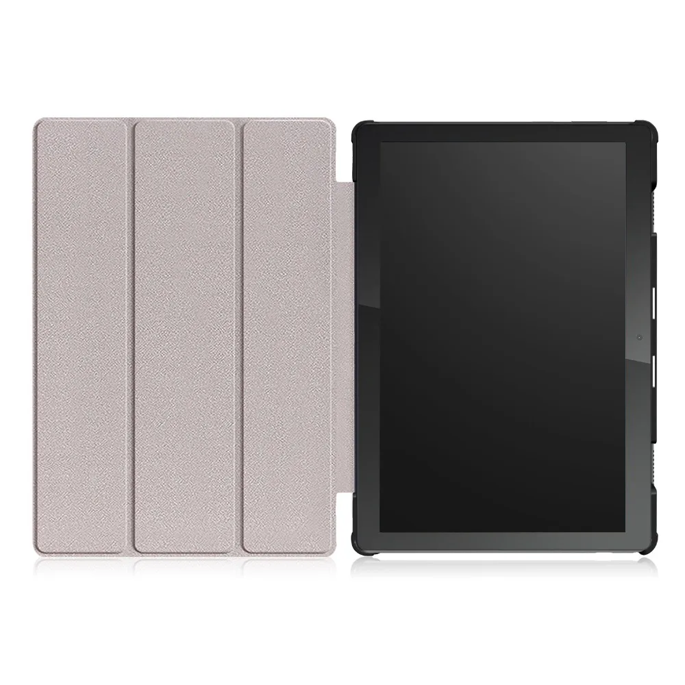 Чехол для Lenovo Tab M10 чехол с милым принтом трехскладной Магнитный M 10 X605 X605f защитный