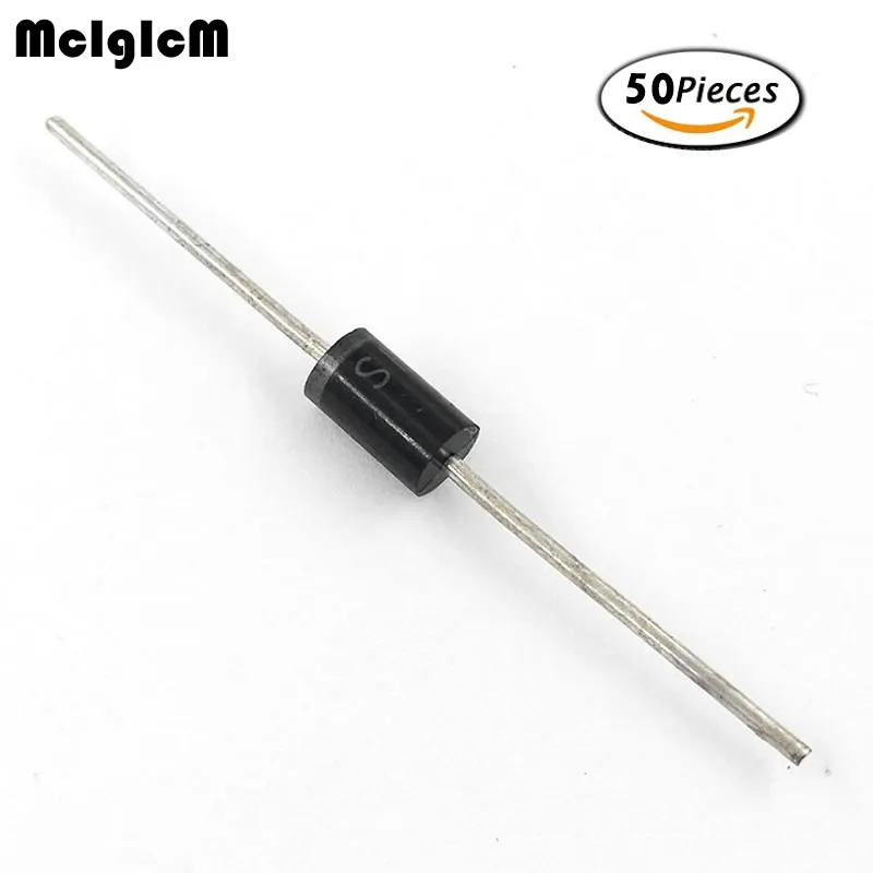 MCIGICM 20PCS DO 27 3A 60V do 201ad SCHOTTKY DIODE SB360 Diode Schottky Through Hole 201AD|schottky diode|diode schottky3a diode |