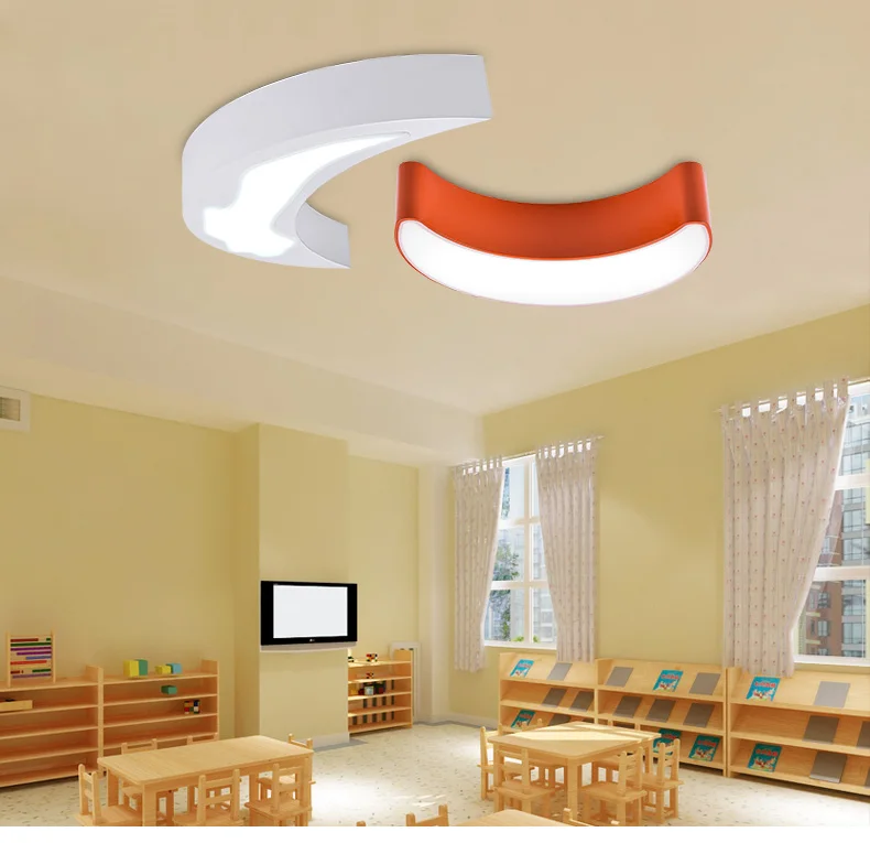 Современные светодиодные лунные лампы для детской комнаты чтения 1 шт. цветные