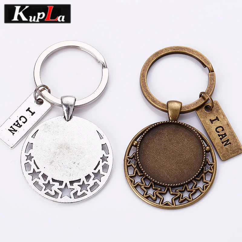 Винтажные брелки 25 мм круглые кабошоны для самостоятельного изготовления букв