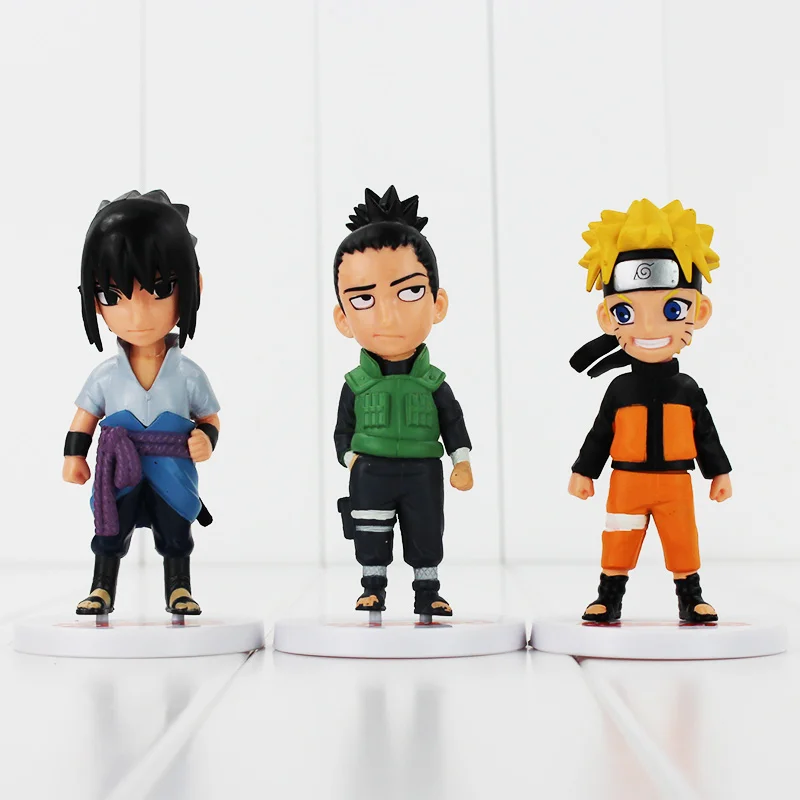 6 шт./лот Горячая Аниме ПВХ экшн фигурка модели игрушки кукла|naruto sasuke|anime narutopvc action