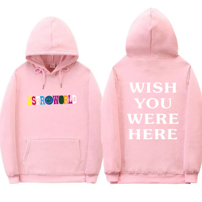 Трэвисс Скотт ASTROWORLD WISH YOU WAS HERE толстовки модные буквы ASTROWORLD Толстовка уличная Мужская Женская пуловер Толстовка