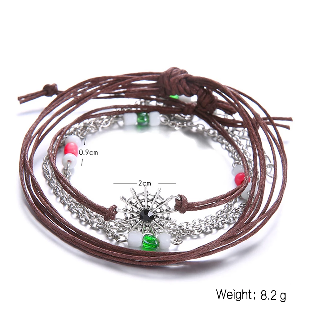 3 шт./компл. для женщин девушек цепочка на счастье очаровательный разноцветный