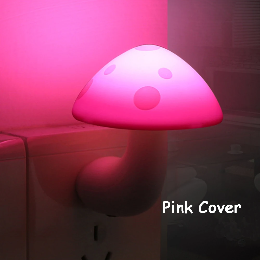 Mini Mushroom Baby Night light Automatic Sensor Light Control Lamp EU US Plug Child Kids Room Led | Лампы и освещение