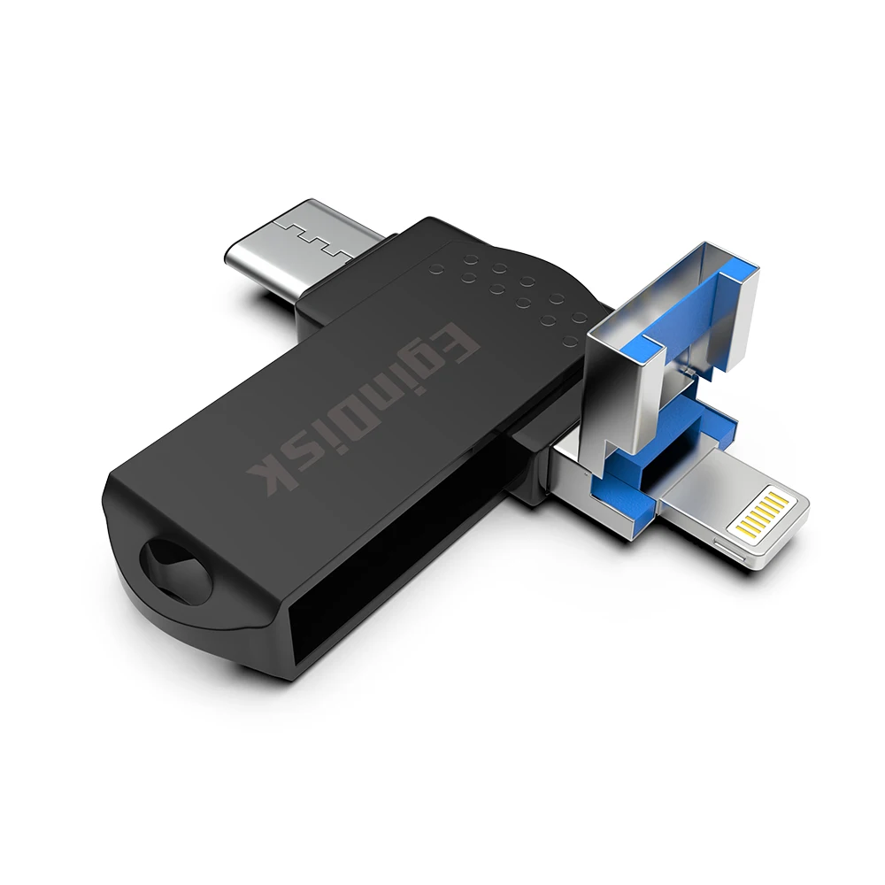 Usb флеш накопитель type c для iOS/Android с накопителем Lightning/type c/usb iPhone 6 S P 7 8 X XS XR Otg флэш