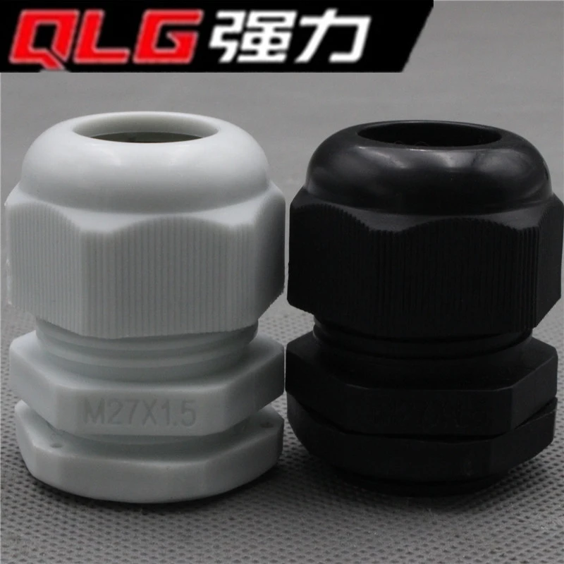 Водонепроницаемый нейлоновый пластиковый кабельный втулка M27 * 1 5 шт. фоторазъем