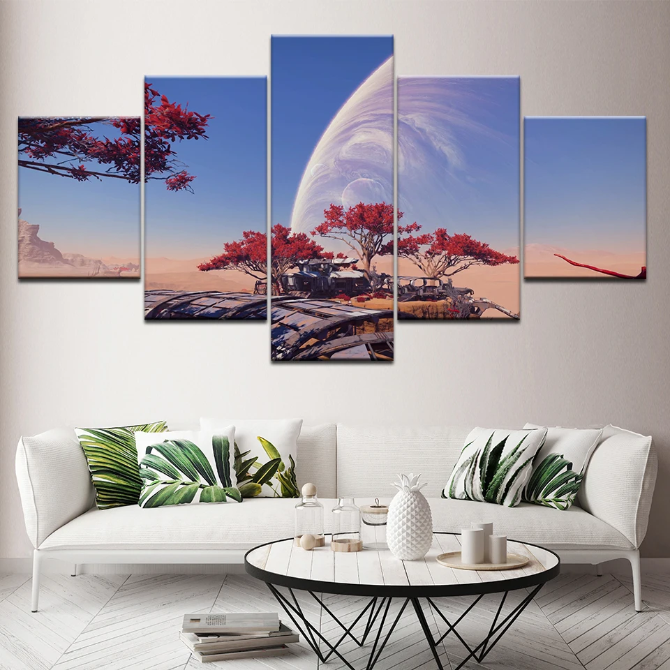 5 шт. настенная Картина на холсте с принтом | Дом и сад