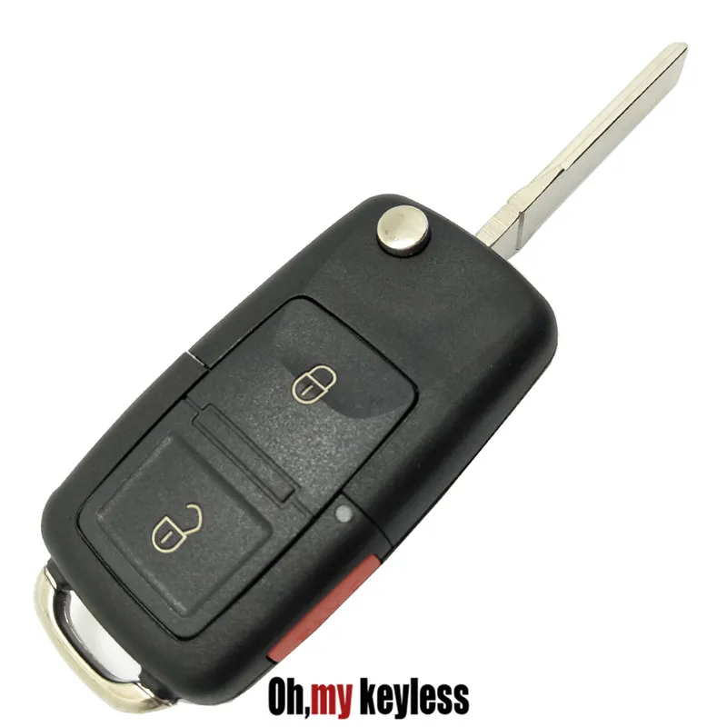 Чехол для дистанционного ключа VW Volkswagen Jetta beetle 3 кнопки чехол брелока без ключей