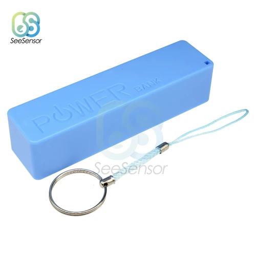 Blue Power Box DIY Kit детектор металла Комплект DC 3 V-5 V 60 мм детектив Бесконтактный Сенсор плата Модуль гибкий кабель 18650 USB Мощность банка коробки электронные сигареты Kit - Цвет: Blue Power Box