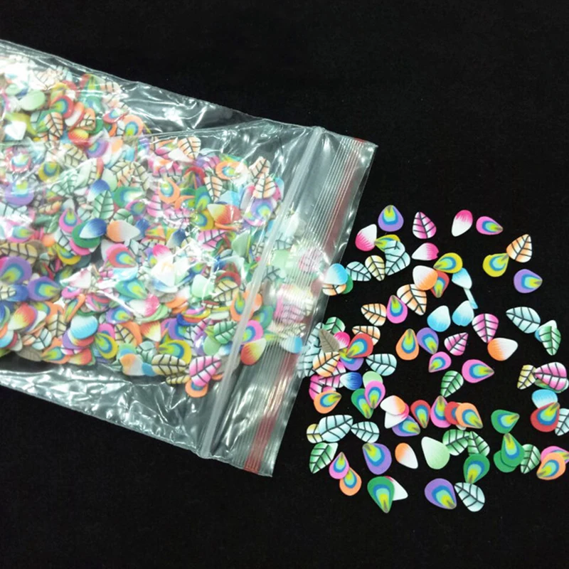 Mtssii 3D Soft Pottery Fruit Slices Nail Art Decorations Hot-sale Mobile Phone Accessories Creative DIY Slime Material Poke Mud | Красота и