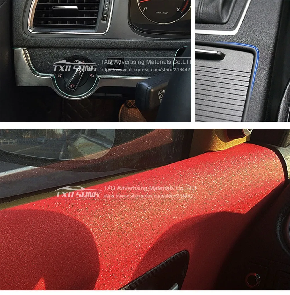13 Colors Glitter Diamond Vinyl Films Wrap Matt sanding Diamond Glitter Sticker Car Body Car Sticker Auto motorcycle decoration