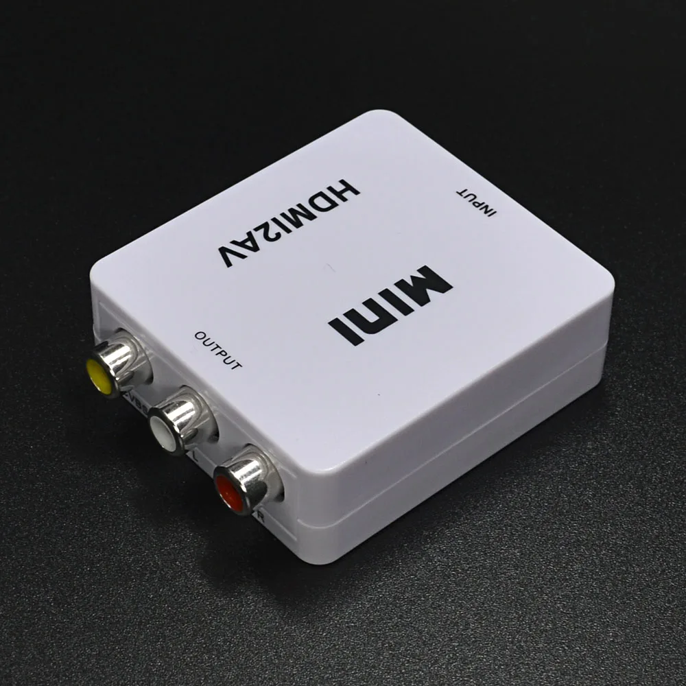 CHIPAL для преобразователя HDMI в AV Mini HDMI2AV RCA CVBS Scaler Box композитный видео NTSC PAL USB кабель