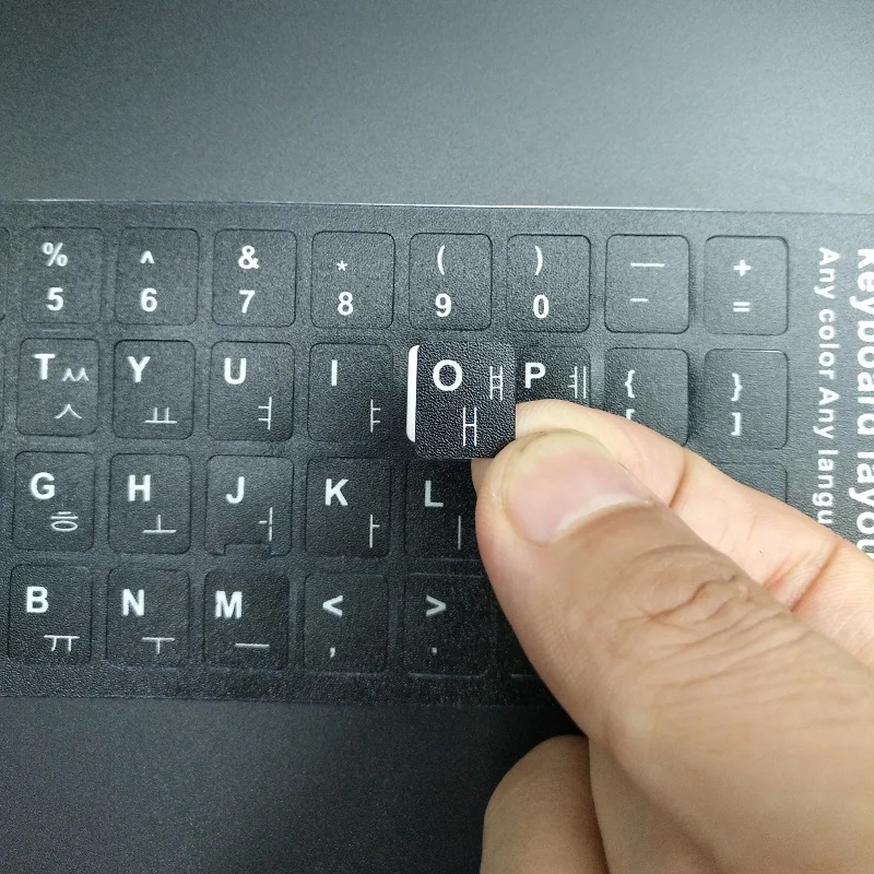 100 шт. KR корейские наклейки на клавиатуру для Macbook ноутбука компьютера Защитная
