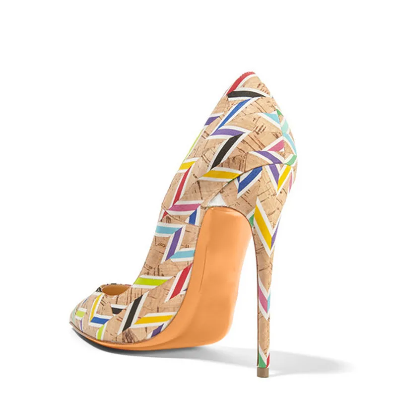 ENMAYLA Sexy Ladies Supper High Heels Mixed Colors Pumps Women 2020 Plus Size Chaussures Femmes Shoes Woman Poined Toe Pumps|pumps women|high