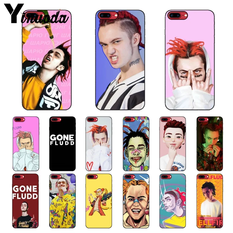 Yinuoda GONE Fludd Рэпер DIY Печать Рисование Чехол для телефона для iPhone X XS MAX 6 6S 7 7plus 8 8Plus 5 5S XR on.