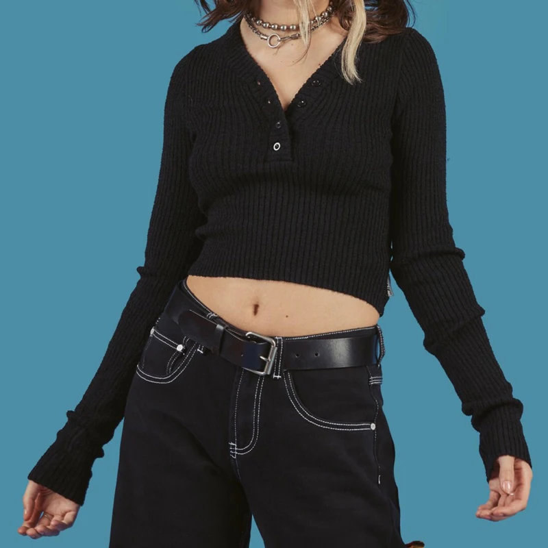 Брендовые модные базовые вязаные свитера осень 2019 облегающие Короткие пуловеры