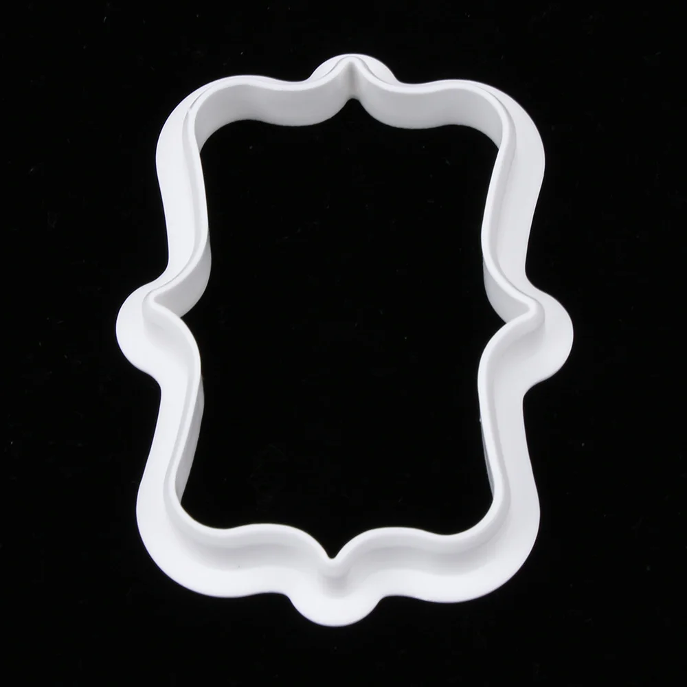 ISIX 4pcs Plastic Cookies Pastry Fondant Cake Sugarcraft Decor Mold Frame Cutter Tool | Дом и сад