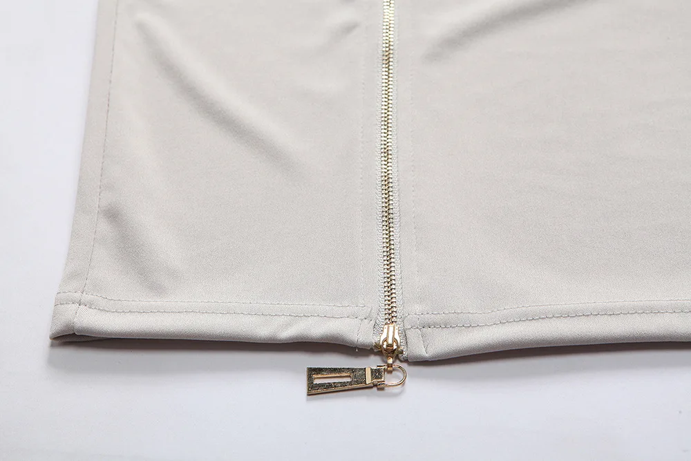 Женское облегающее платье до середины икры повседневное однотонное с высоким