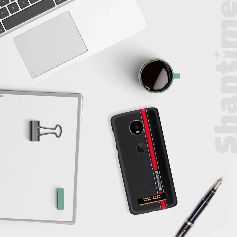 Роскошный чехол из искусственной кожи для Motorola Moto Z4 играть Модный Цветной