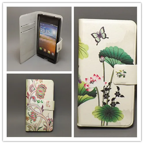 Новый ультратонкий винтажный флип-чехол с цветочным флагом для Alcatel one touch Idol Mini 6012
