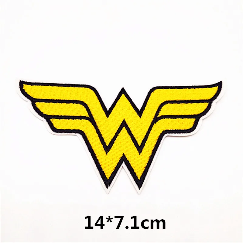 Новый 5 шт. иконы моды Wonder Woman логотип нашивки одежда сумки аппликация патчи для