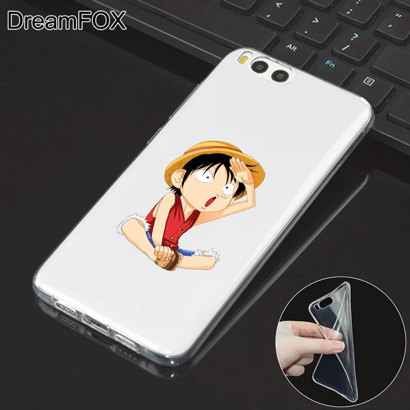 DREAMFOX L598 Одна деталь Мягкий ТПУ силиконовый чехол для Xiaomi Mi Note 2 3 4 5 6 8 SE M5 4C 4S 5C 5S 5X 6X