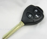 3 buttons fob car key blanks for toyota camry reiz remote key shell case