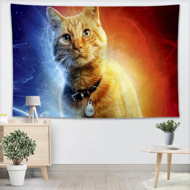 HEARMNY гобелен с изображением сказочного кота Настенный декор украшение для дома
