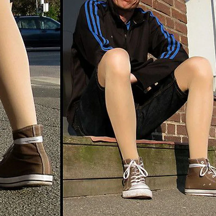 Мужские колготки 2017 пикантные Чулки 80D бархатные леггинсы облегающие чулки