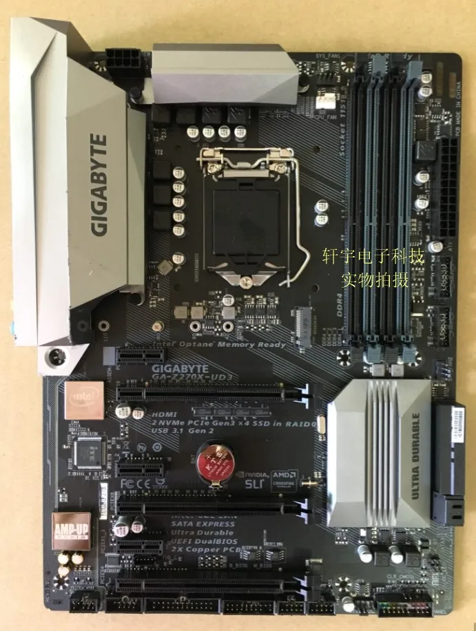 Для Gigabyte GA-Z270X-UD3 Оригинал используется материнская плата Z270 разъем LGA 1151 DDR4