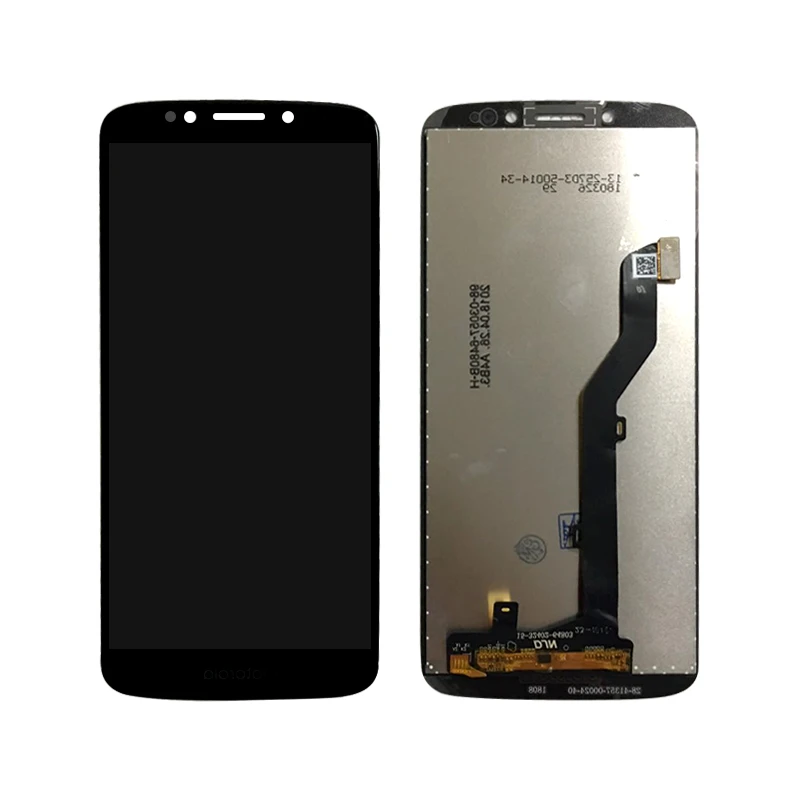 Черный золотой для Motorola Moto G6 Play LCD дисплей + сенсорный экран дигитайзер стеклянная