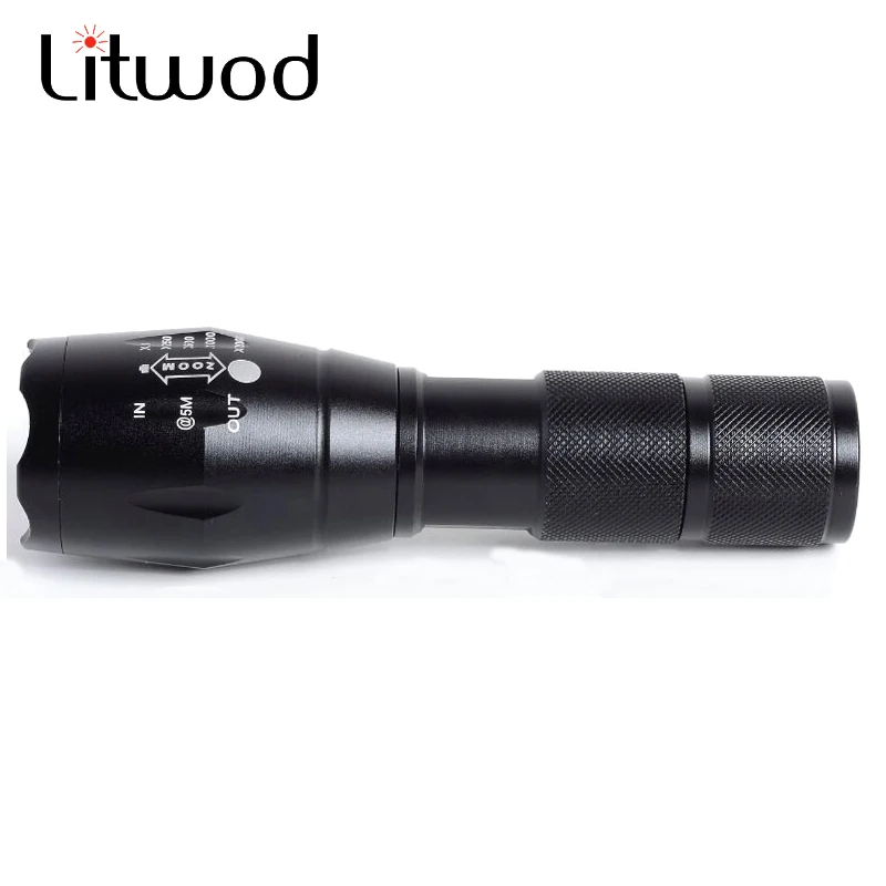 Светодиодный тактический фонарик Litwod z20 XHP50 фонарь с фокусировкой для