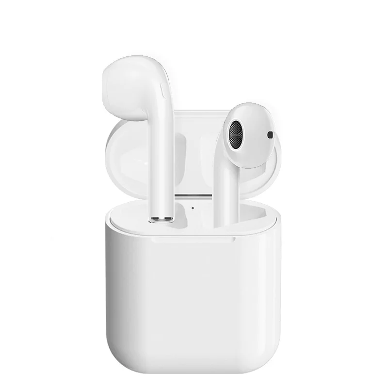 TWS с Pop up 5,0 Беспроводная bluetooth-гарнитура для iPhone всех смартфонов с зарядным устройством 3D стерео Спортивные Беспроводные наушники