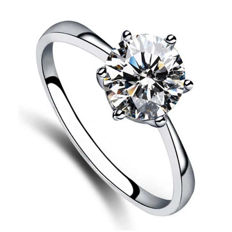 Благородные Стразы роскошные Кристальные кольца на палец женские свадебные