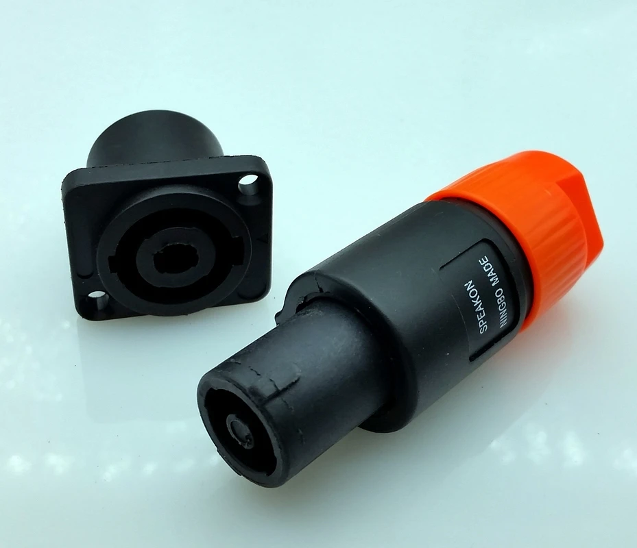 4pin Ом разъем с замком XLR вилки и розетки 4 Пина Мужской Разъем для подключения